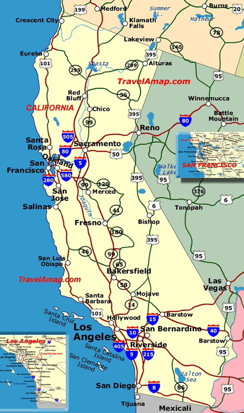 California Map With Highways – Topographic Map Of Usa With States